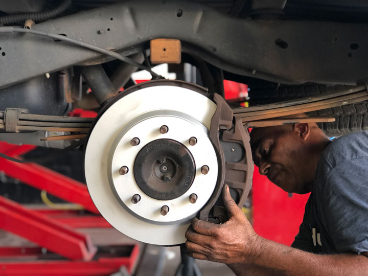 car rotor installation